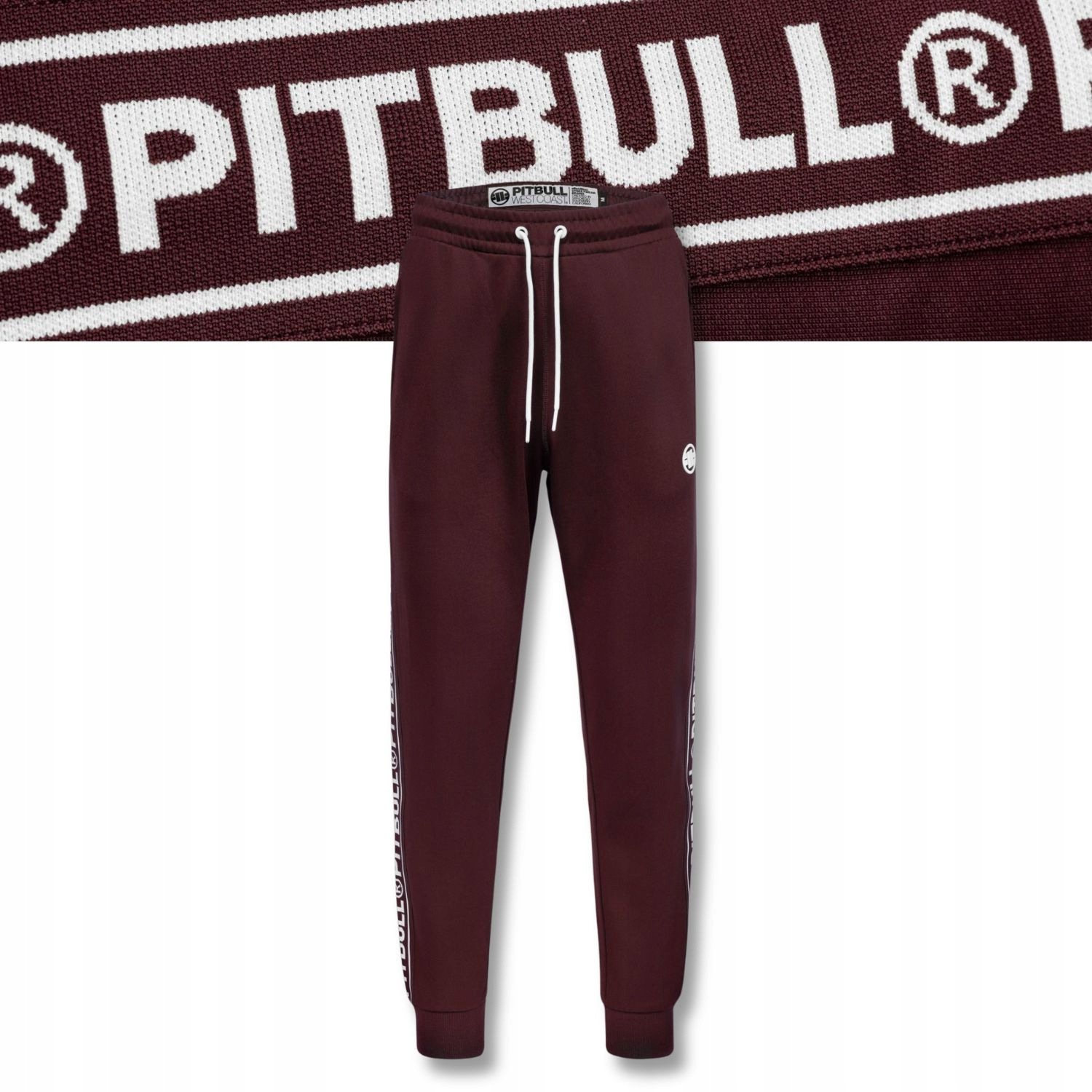 Pánské tepláky Pitbull s lampasy Oldschool Tape Logo