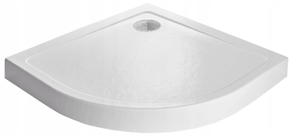 Brodzik Radaway Doros A Compact Stone Biały 80x80