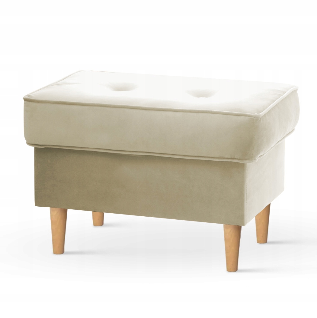 NOWOCZESNY PODNÓŻEK DO FOTELA USZAK BLUM PIASKOWY