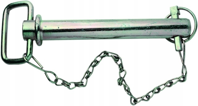 Sworzeń z uchwytem i zabezp. fi 19, dł. 112 mm