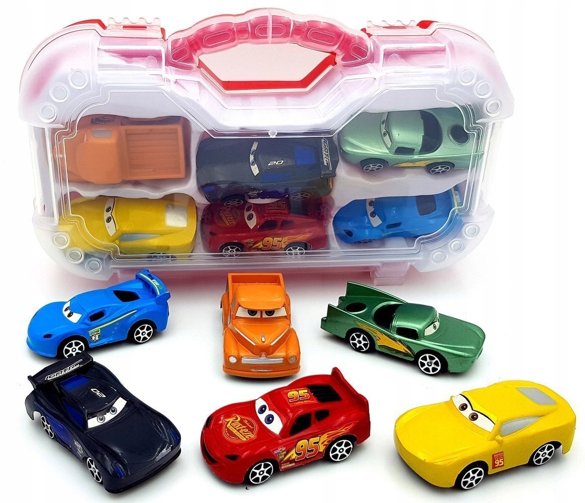 

Auta W Walizce Garaż Walizka 6x Autka cars Napęd