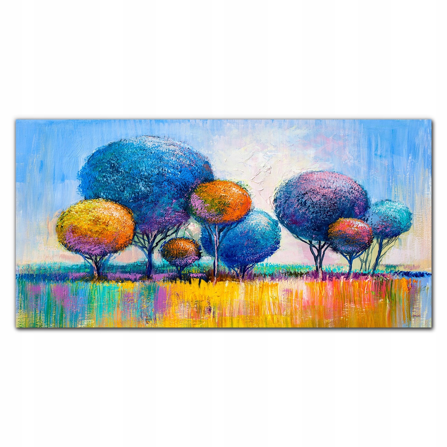 

Obraz nowoczesny wiszący 120x60 Malarstwo drzewa