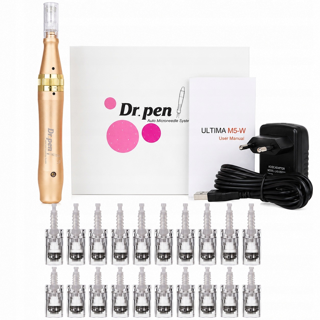 Derma Pen Dr Pen M5-W Bezdrátová mezoterapie 20 kazet