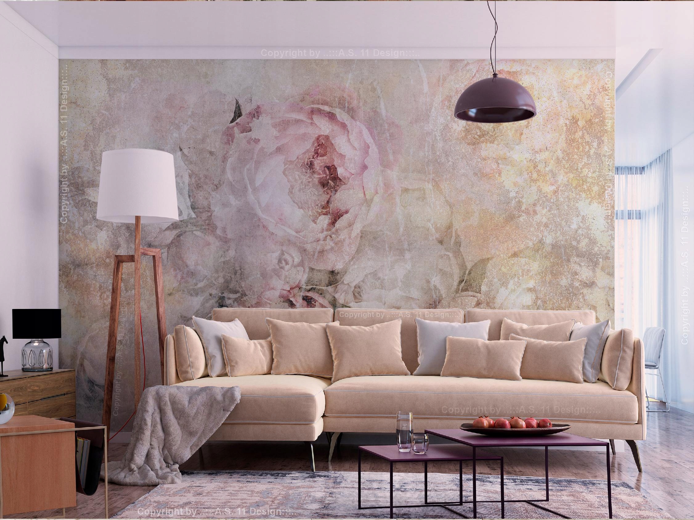 FOTOTAPETA KWIATY PIWONIE 400x280 b-C-0930-a-a Marka Murando