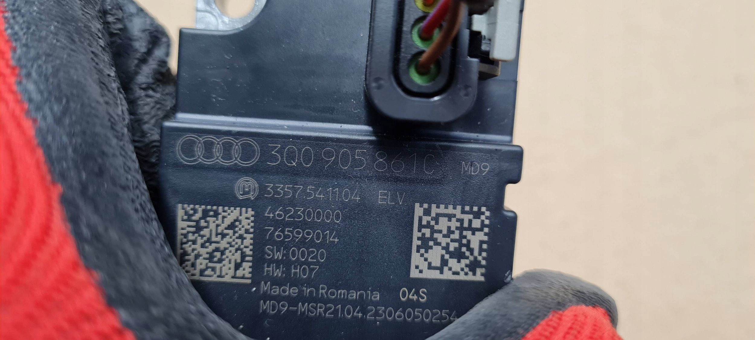 A6 C8 4K BLOKADA des Lenkrads RYGIEL 3Q0905861C A7 4K