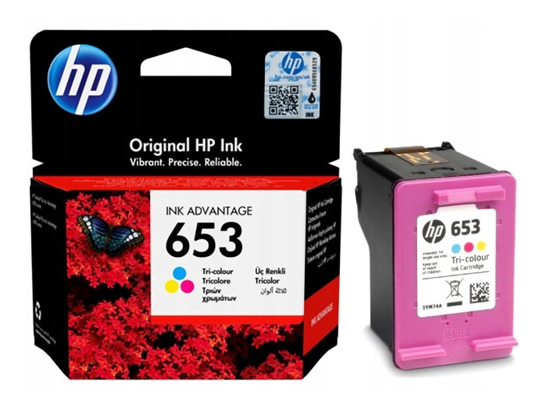 

Tusz Hp 653 Cmy 3YM74AE 6475 6075