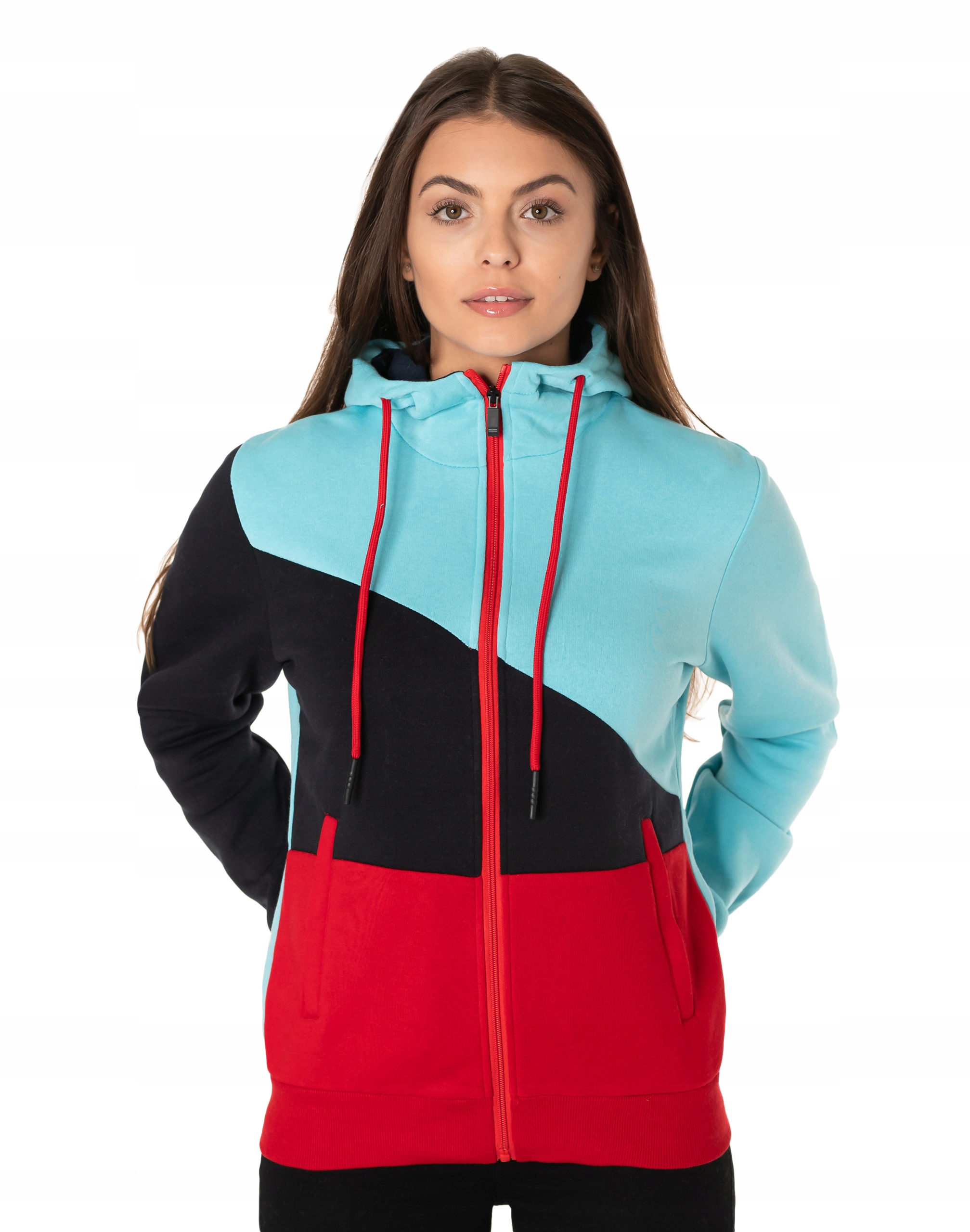 

Ciepła Bluza Bawełniana Damska Dresowa 58414-2 XXL