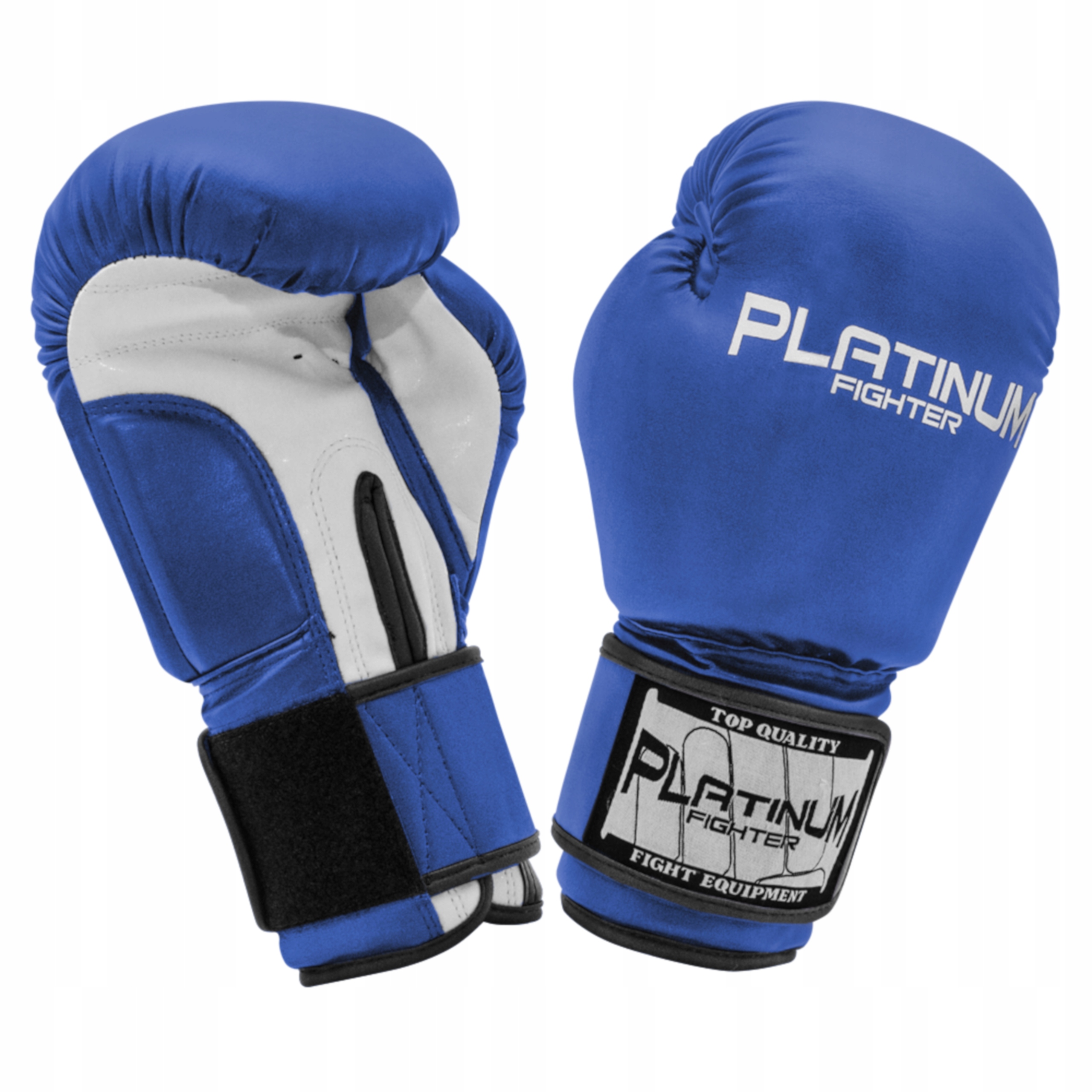 PLATINUM FIGHTER RĘKAWICE BOKSERSKIE TRENINGOWE SPARTACUS NIEBIESKIE 14OZ