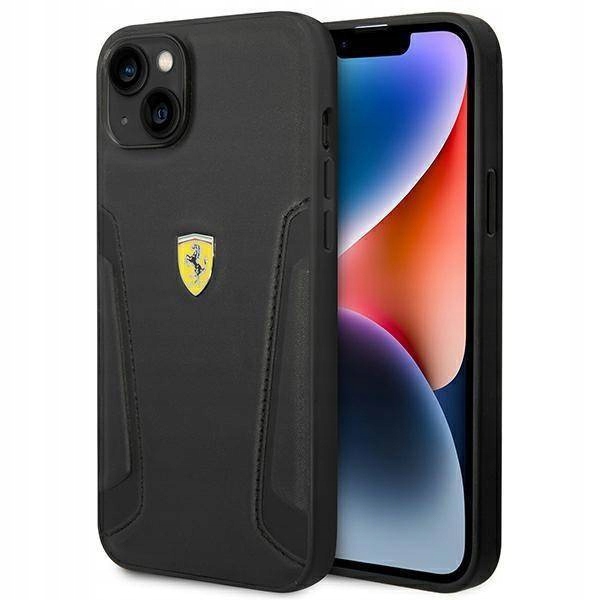 Pouzdro pro iPhone 14+ (Plus) – Ferrari černé