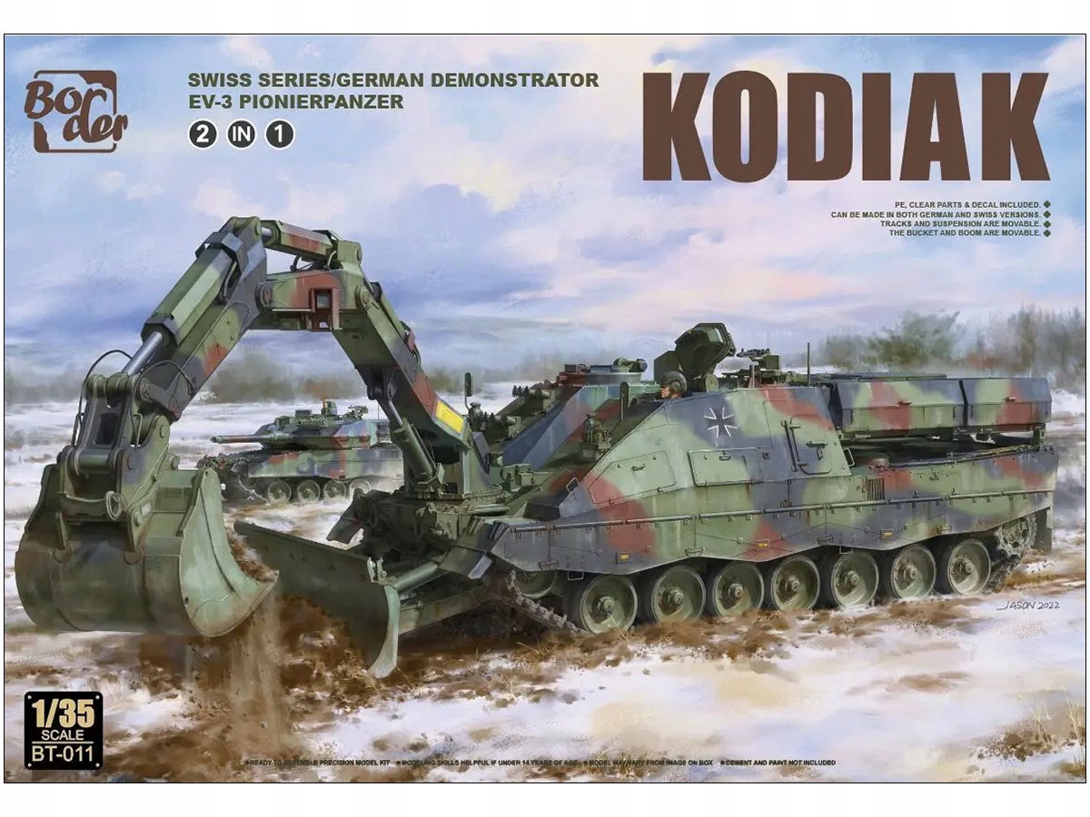 Obrněné vozidlo Kodiak EV-3 Pionierpanzer model BT-011 Border