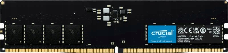 Crucial DIMM DDR5 32GB 5600MHz CL46 CT32G56C46U5