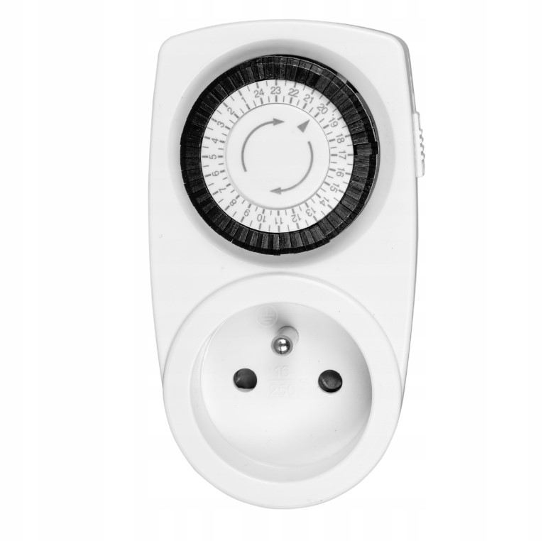 PROGRAMATOR CZASOWY DO GNIAZDKA ANALOGOWY WŁĄCZNIK WYŁĄCZNIK CZASOMIERZ Marka Vayox