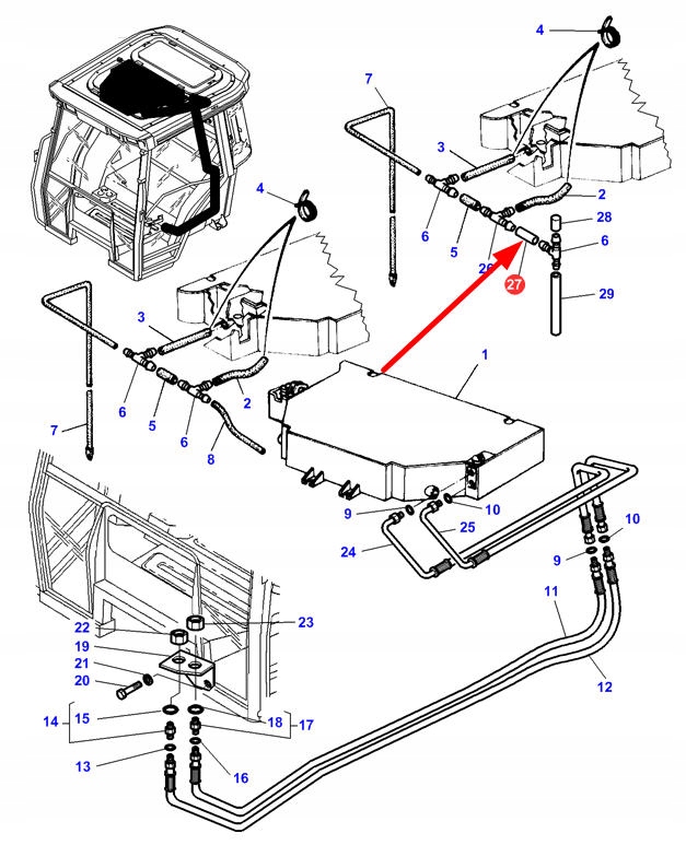 3777741M1 Przewod klimatyzacji Part number 3777741M1