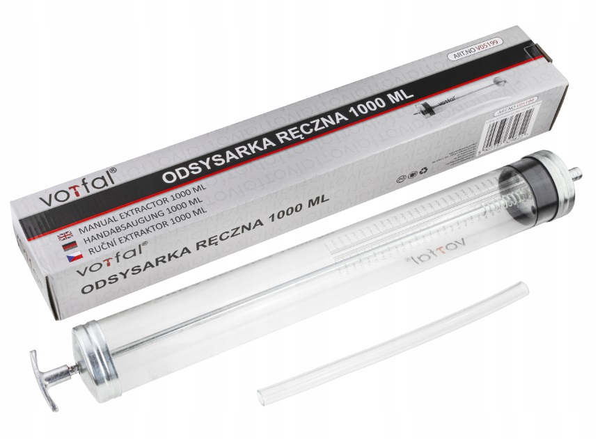 WYSYSARKA ODSYSARKA 1L POMPKA OLEJU 1000ML STRZYKAWKA EAN (GTIN) 5907737329822