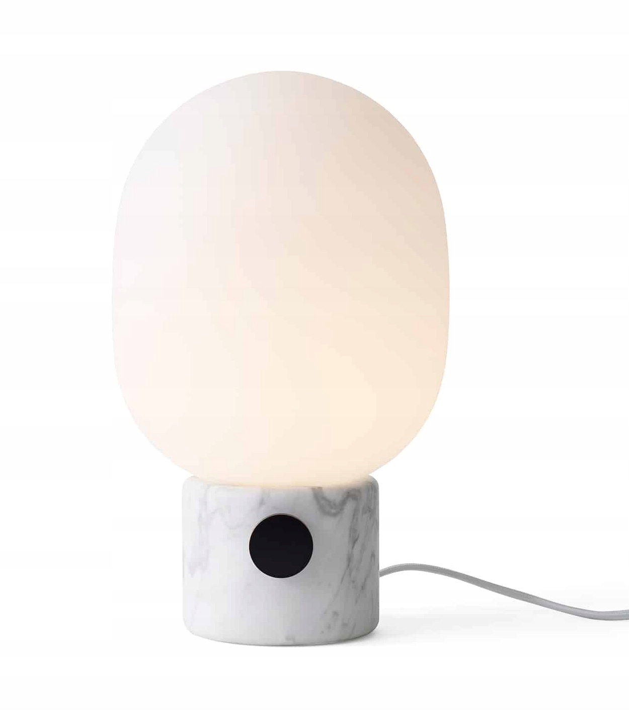 Menu Jwda Stolová lampa so stmievačom Základňa Biela Mramor Mliečna lampa