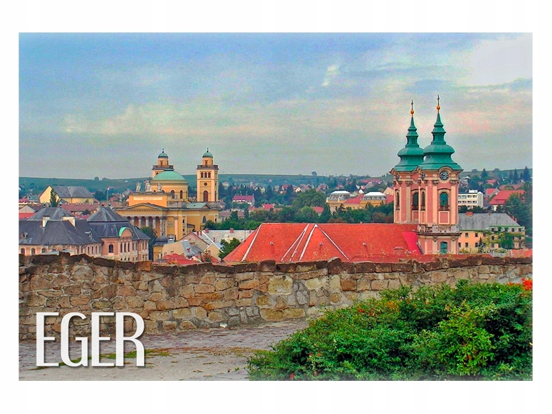 

Węgry Eger Panorama Magnes na lodówkę