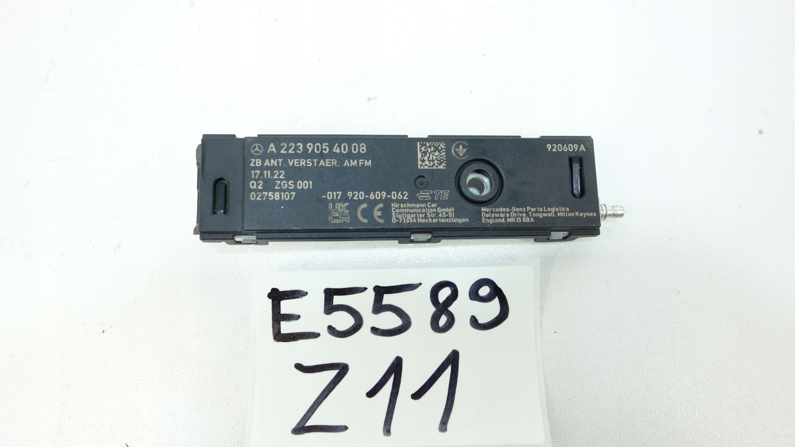 module amplifier ANTENY MERCEDES C W206 2021- A2239054008