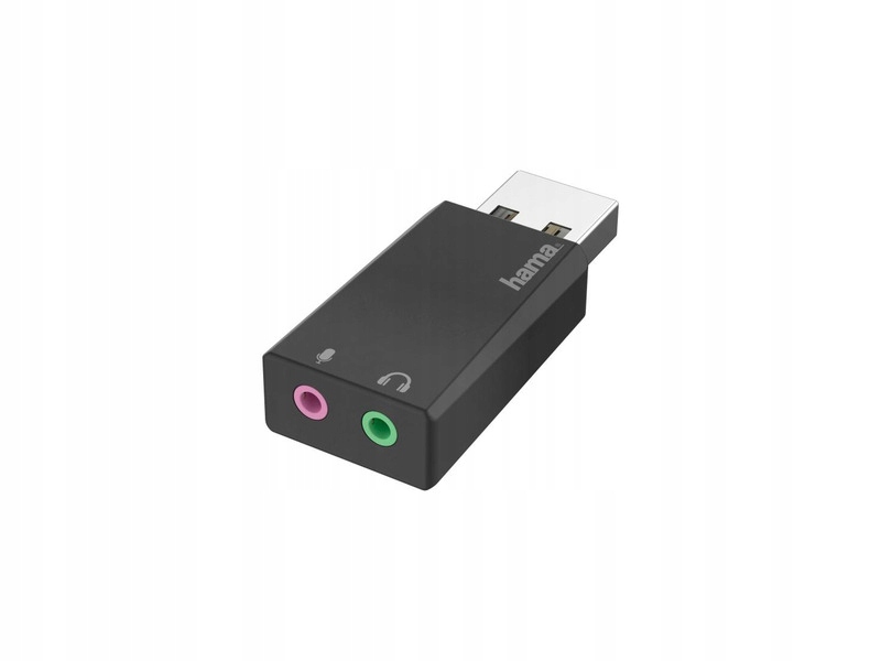 Adapter USB 2 x Jack 3.5 mm HAMA 200323 Sklep, Opinie, Cena w