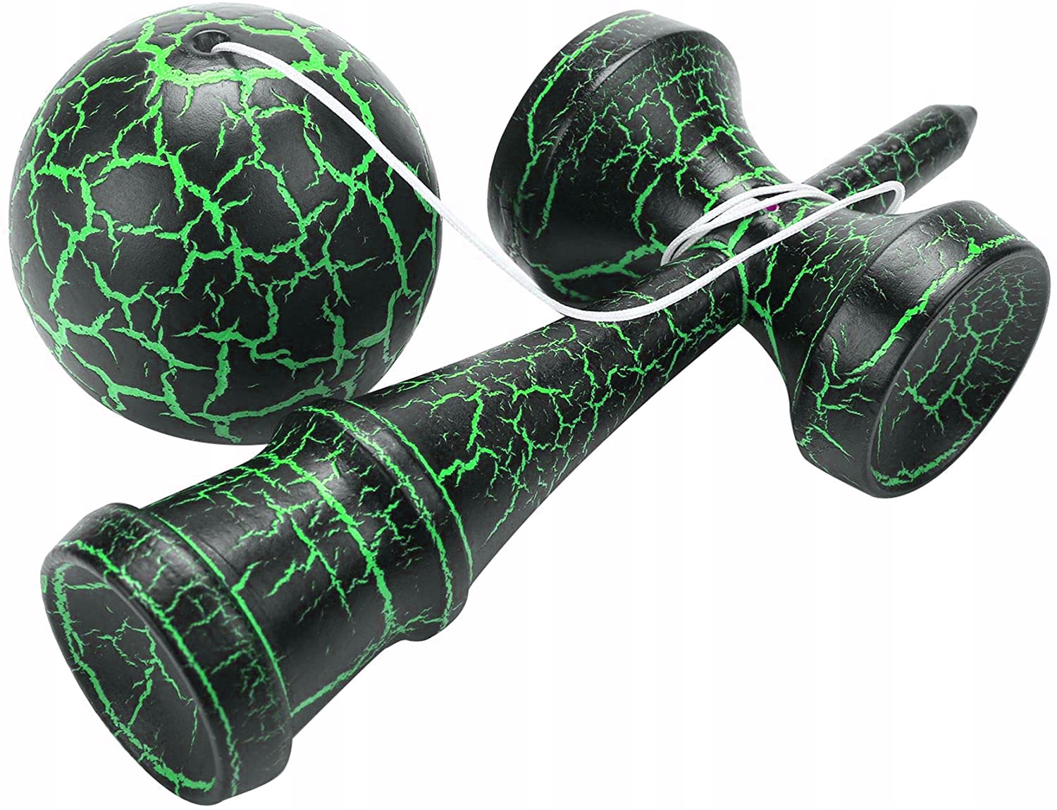 KENDAMA JAPOŃSKA GRA ZRĘCZNOŚCIOWA DREWNIANA 18cm Stan opakowania oryginalne