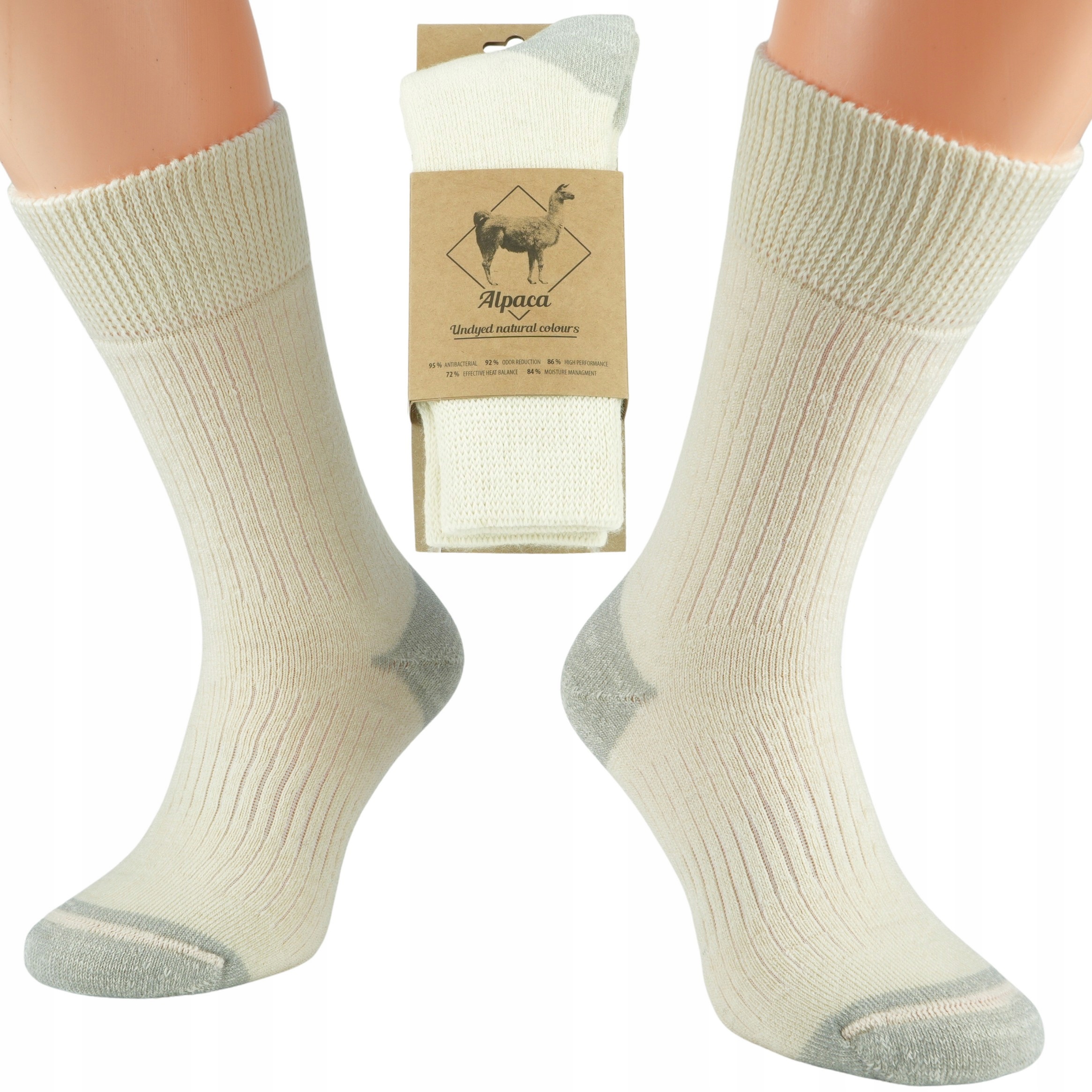 Comodo Stan Skarpety Trekkingowe w Góry Zimowe Merino Alpaca roz 39-42