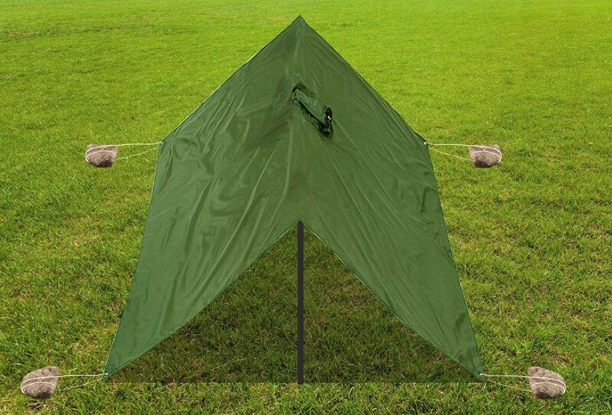 PŁASZCZ PELERYNA z Kapturem NAMIOT PRZECIWDESZCZOWY MATA 3w1 Poncho Marka bez marki