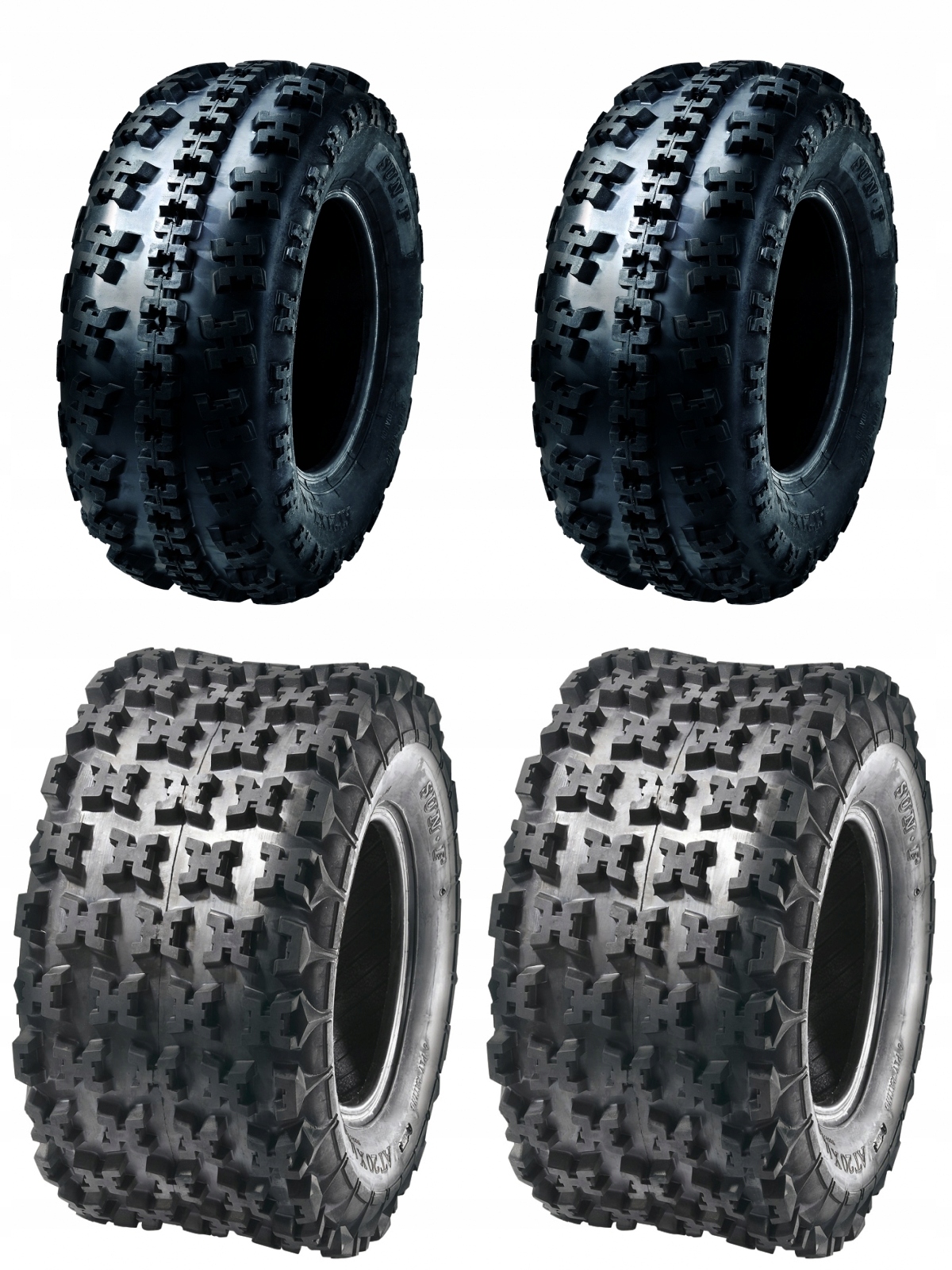 KOMPLET OPON SUNF A-027R A-027F 22X7R10 20X11R8 6PR