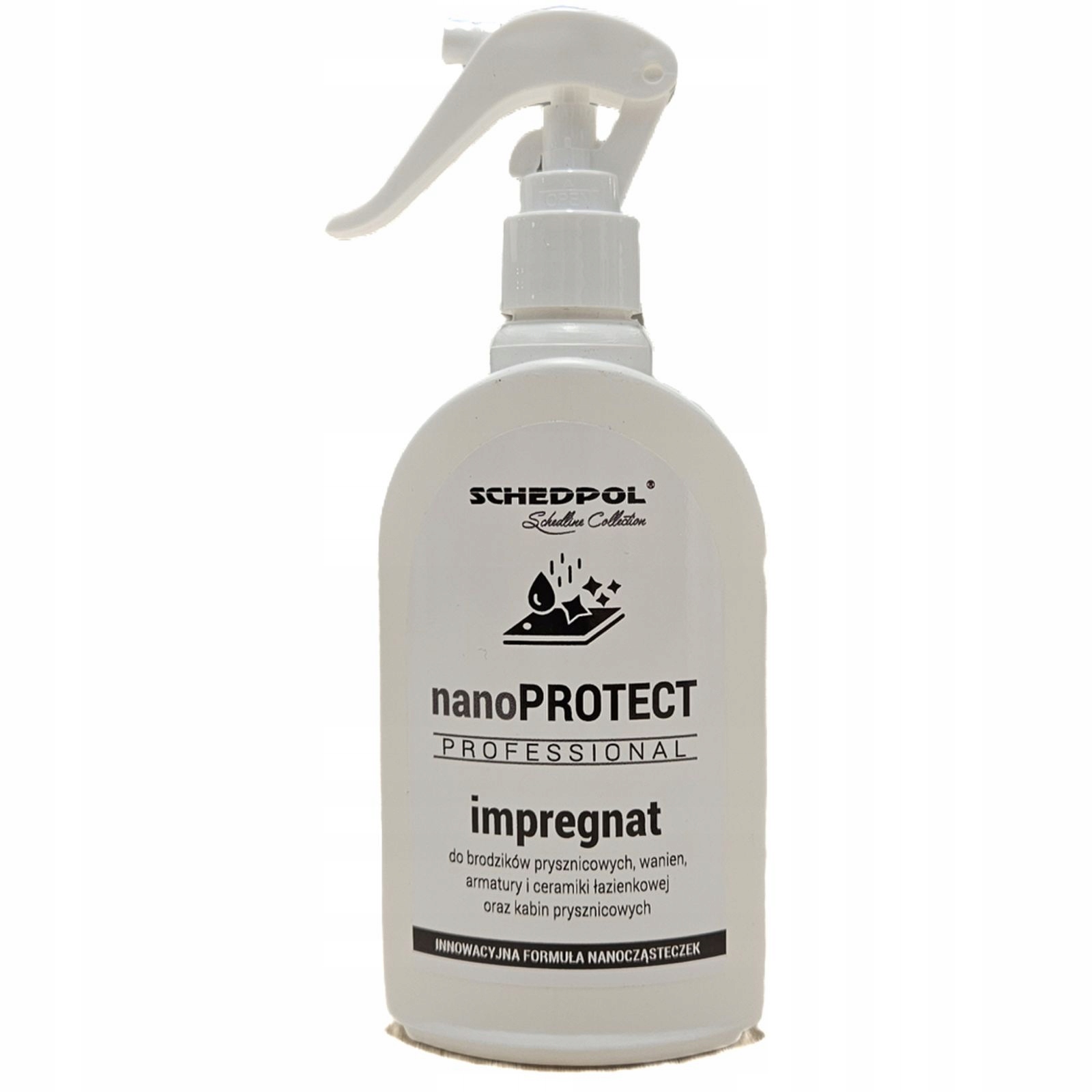 Impregnat płyn do wanien brodzików powierzchni niechłonnych łazienki 250 ml