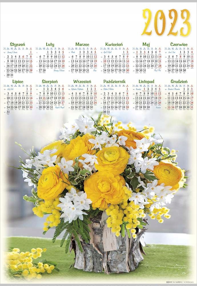 

2023 PL11 Bukiet Kalendarz Plakatowy