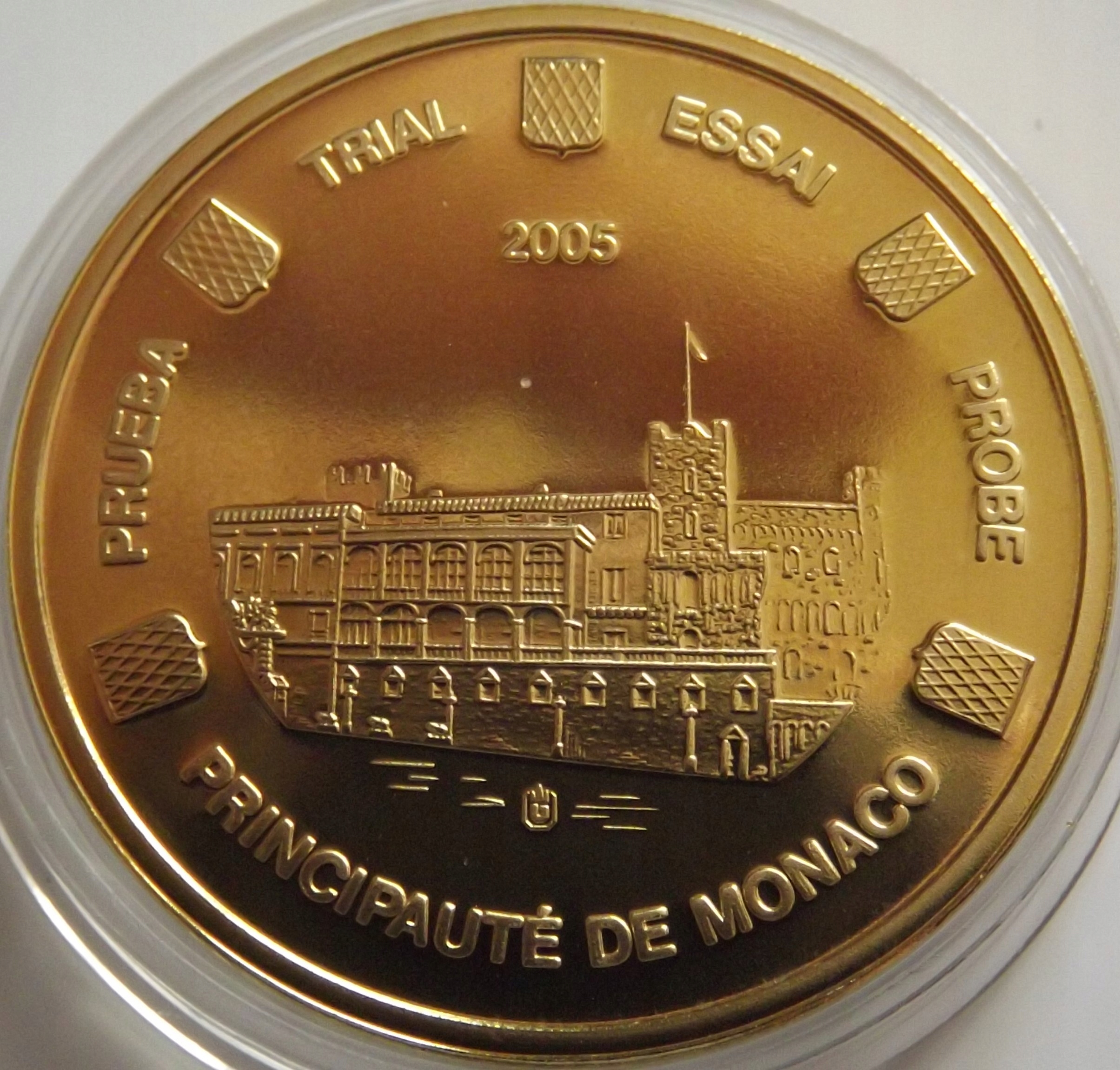 Monako 20 eurocent Próba 2005 , SPECIMEN st. UNC-