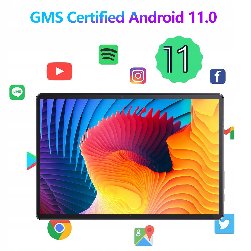 Tablet 10.1" 4GB RAM+64GB ROM Android 11 Wifi Bluetooth 1280*800+klawiatury Model tabletu inny