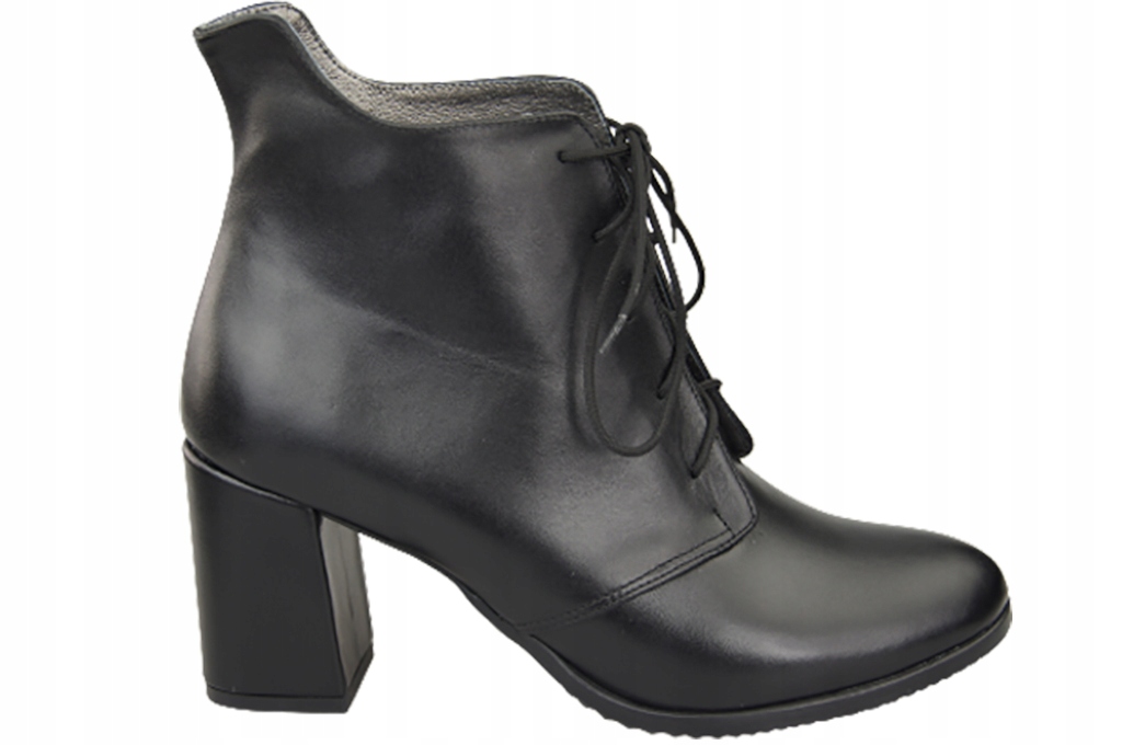 

Buty Botki Damskie Sznurowane skóra 174 L ElitaBut