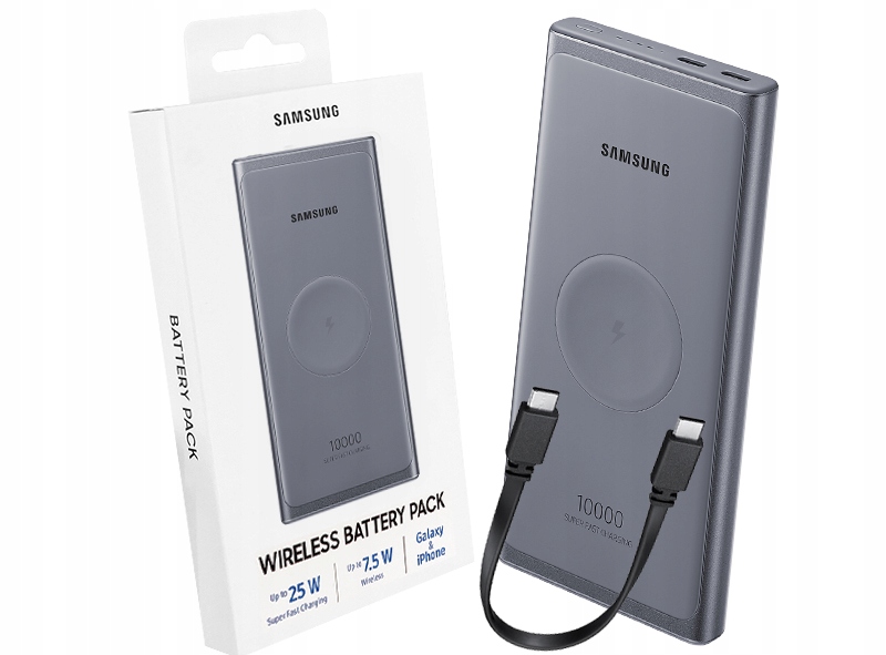 

Samsung Powerbank 10000 mAh Bezprzewodowy Qi Fast