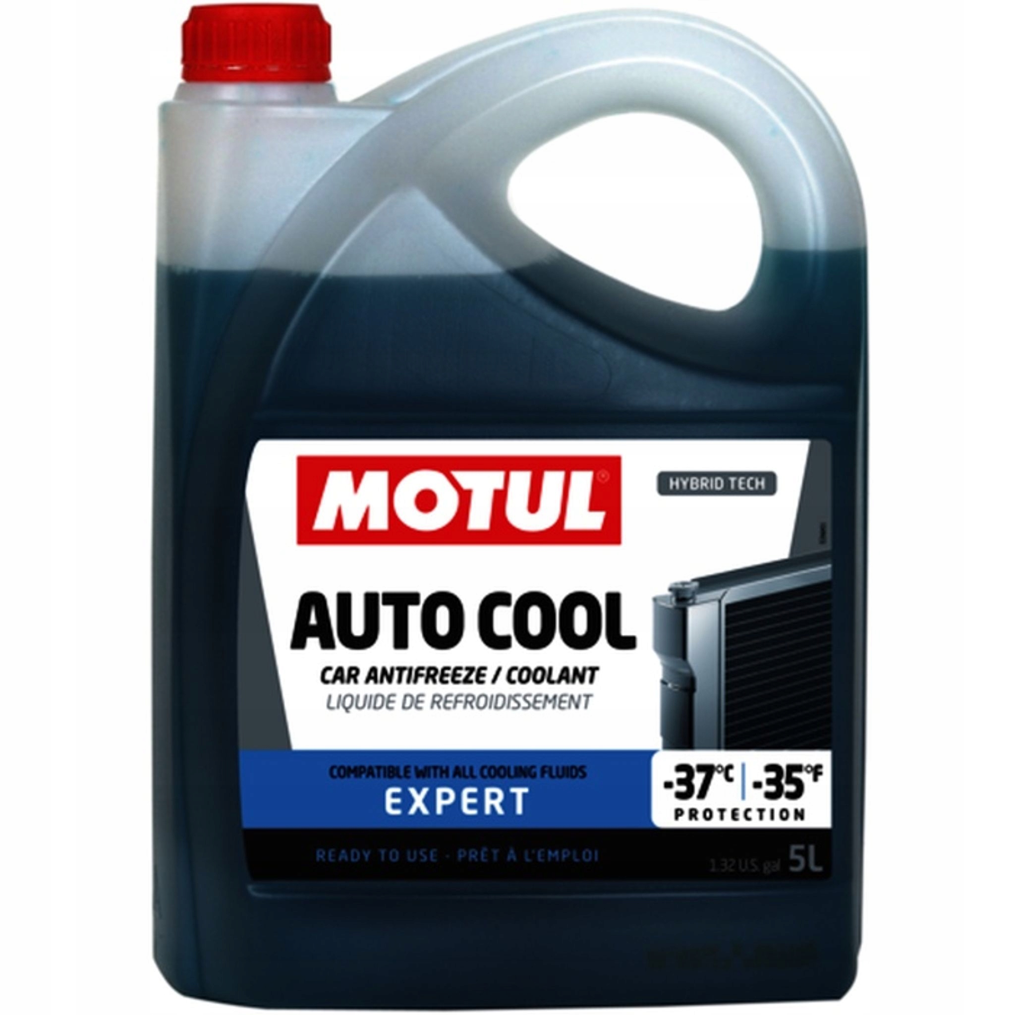 Płyn Do Chłodnic 5L Inugel Expert Auto Cool Expert -37 Niebieski Motul