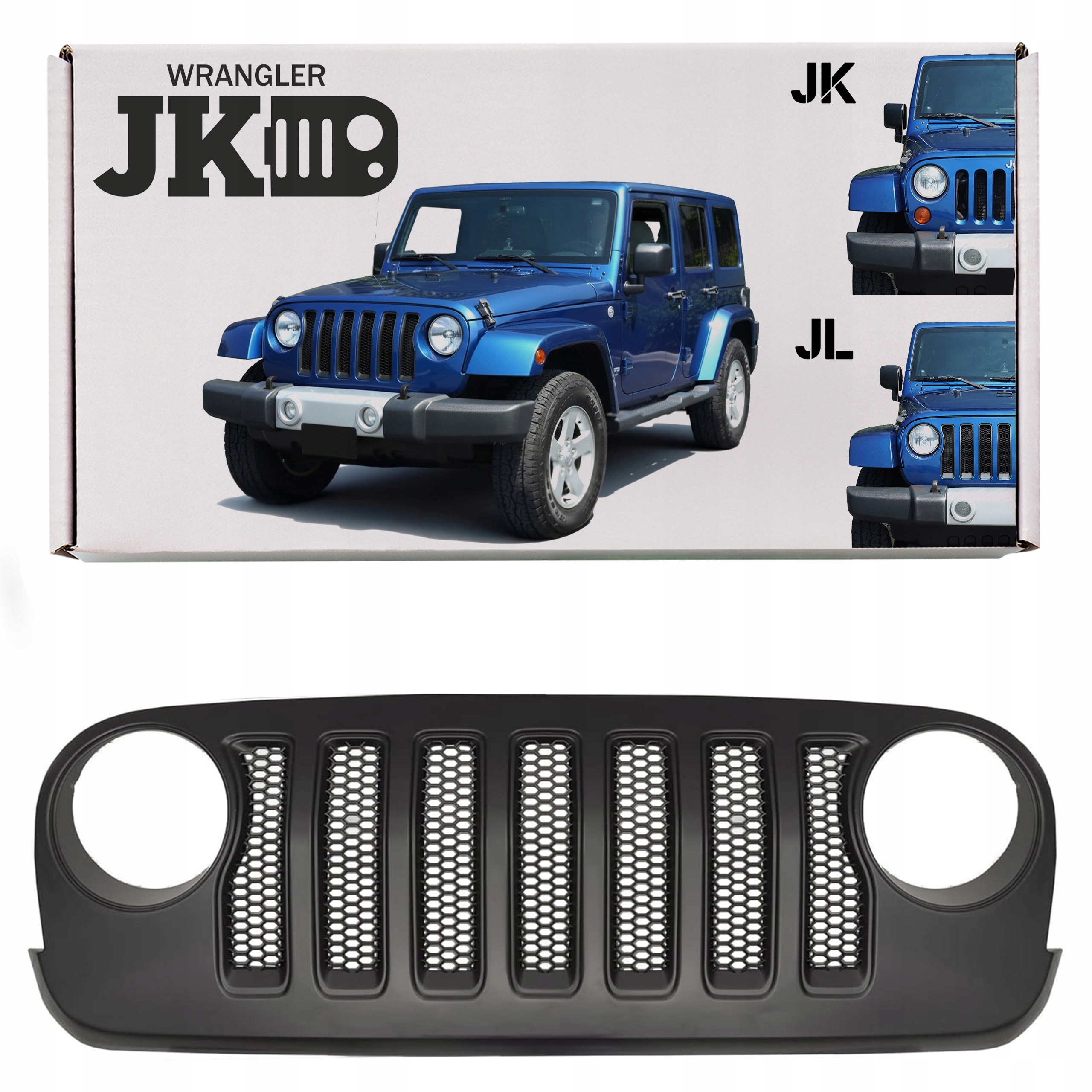 Jeep Wrangler Jk 2007-2018 Predný Dizajnový Gril Na Jl