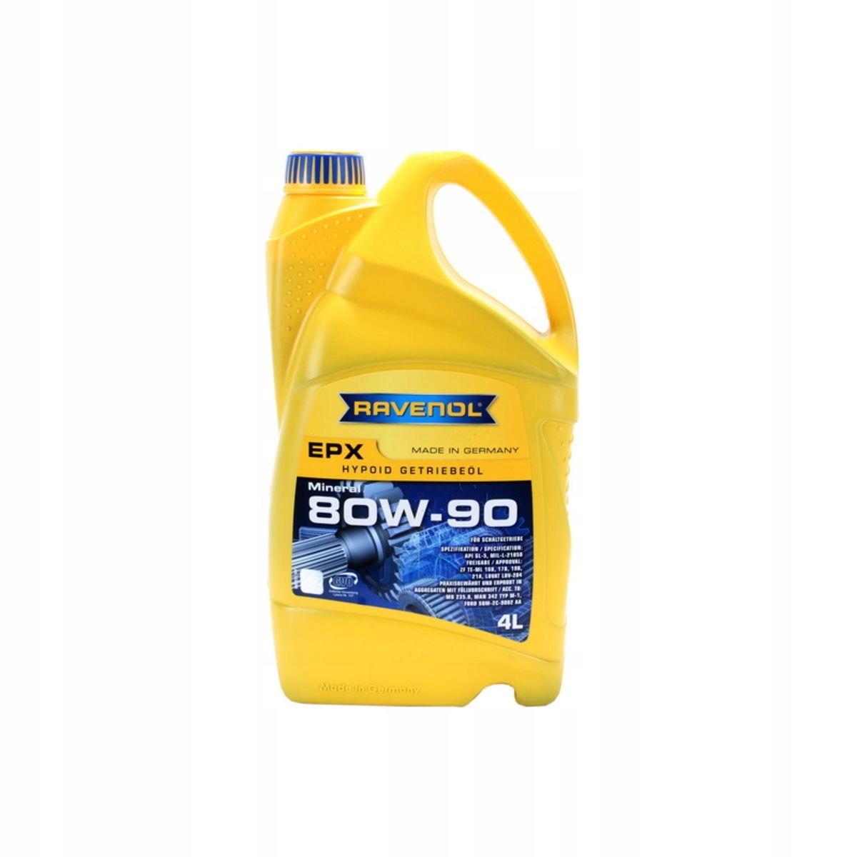 Prevodový olej Ravenol Rav Epx 80W90 GL-5 4L Balíček Kolízia #10