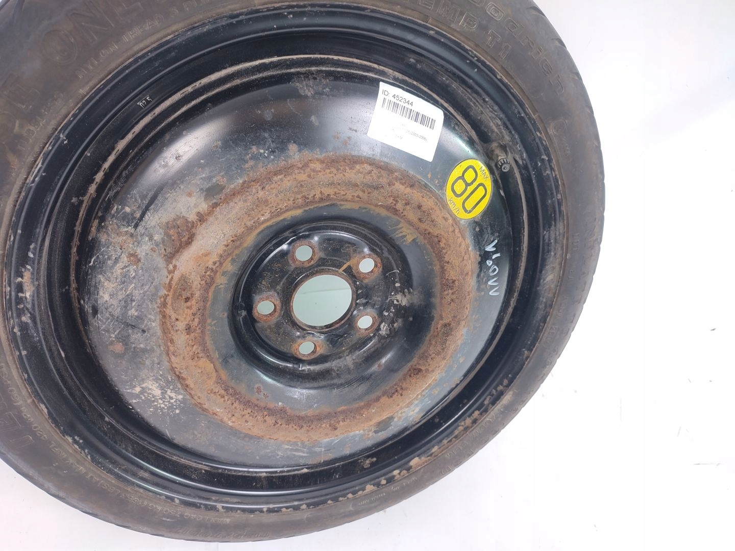 KOŁO DOJAZDOWE DOJAZDÓWKA 17'' TOYOTA AVENSIS T25 125/70/17 BFGOODRICH Waga produktu z opakowaniem jednostkowym 10 kg