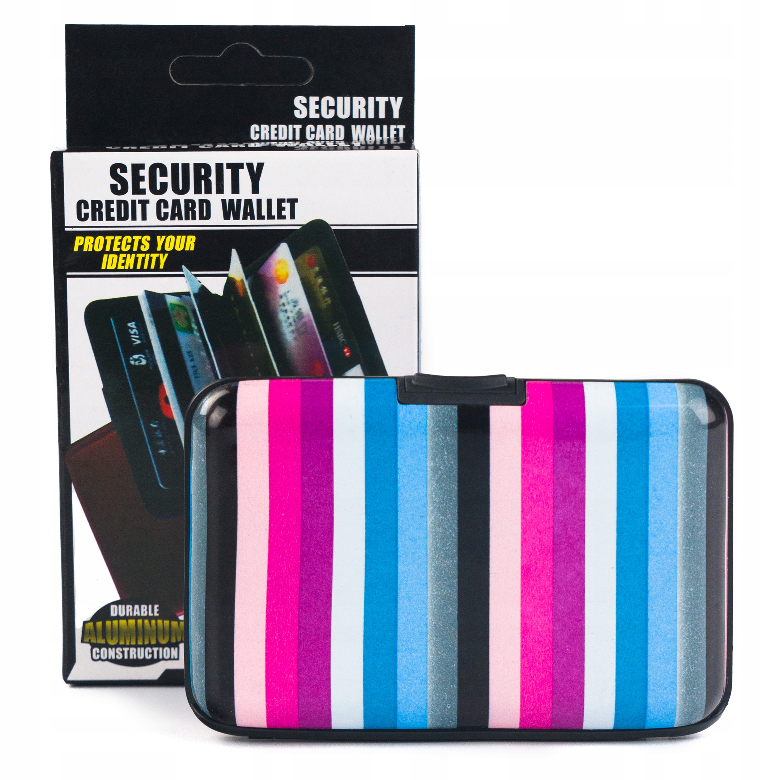 

Portfel aluminiowy bezpieczne etui na karty Rfid