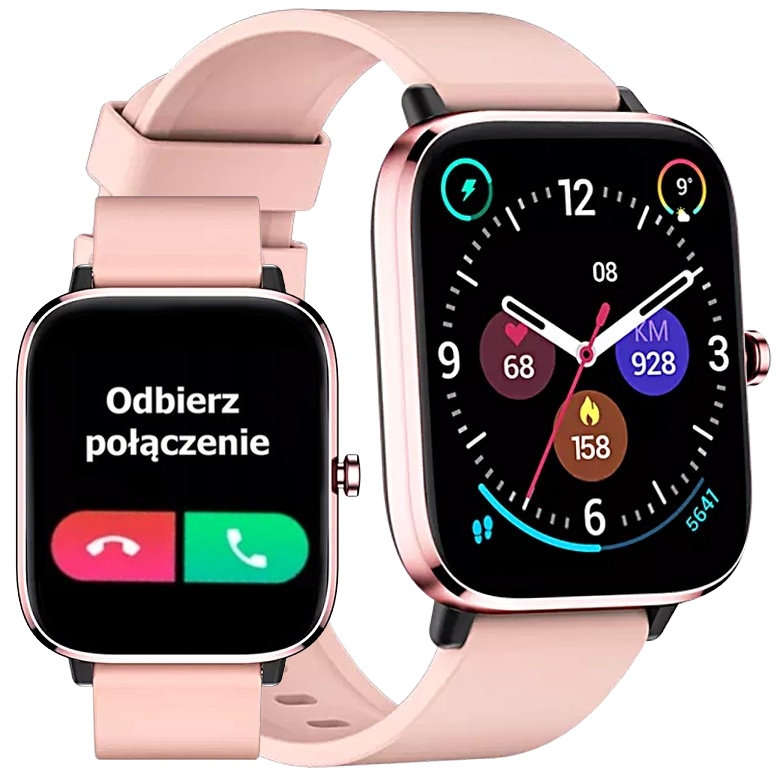 SMARTWATCH DAMSKI ROZMOWY CIŚNIENIE SMS BOX GRAWER