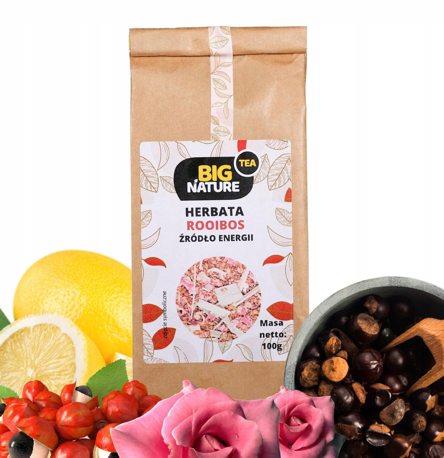 Herbata ROOIBOS ŻRÓDŁO ENERGII 100g - BIG NATURE — 3