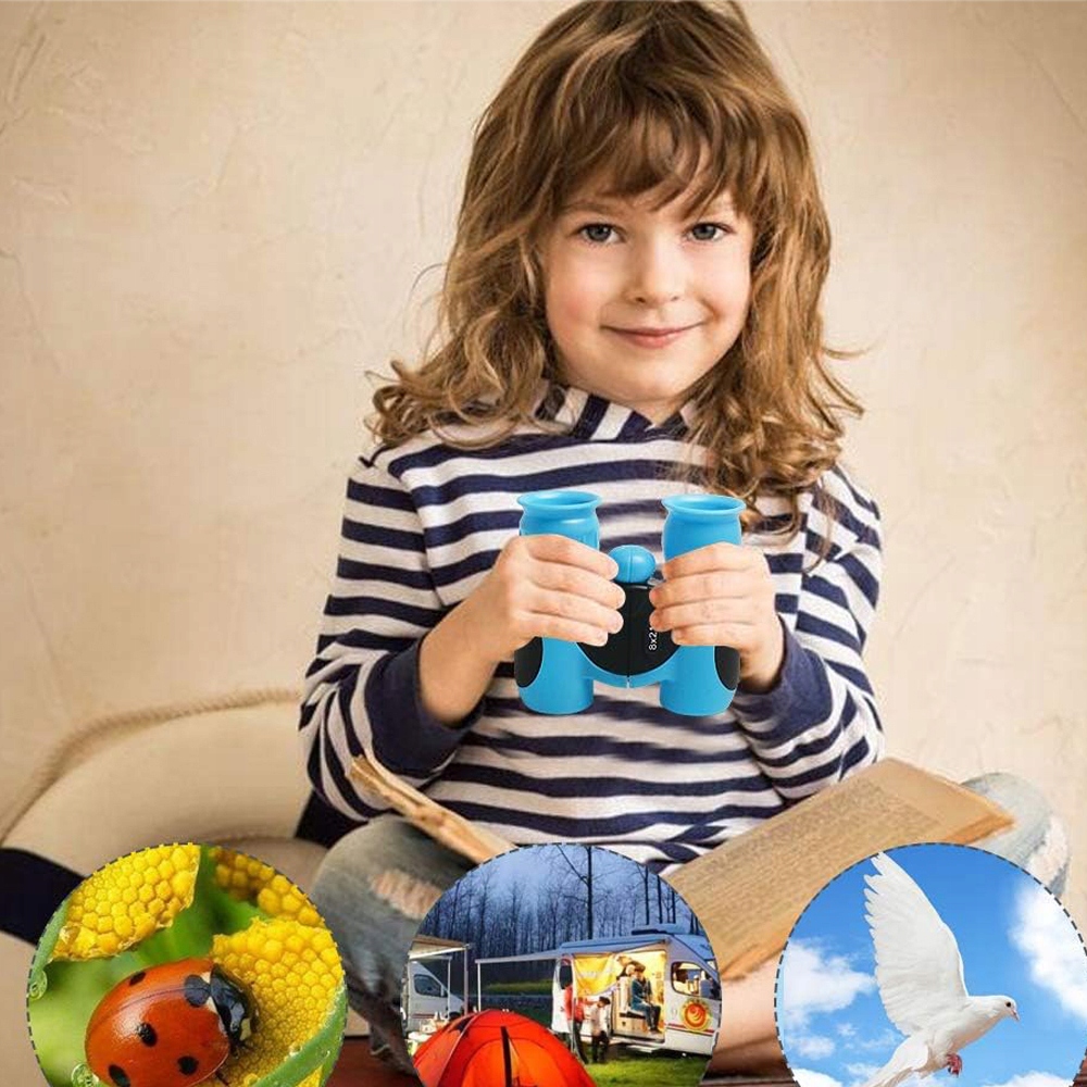 PRZENOŚNY LORNETKA 8X21 JUNIOR DLA DZIECI NIEBIESKI Marka Bedee