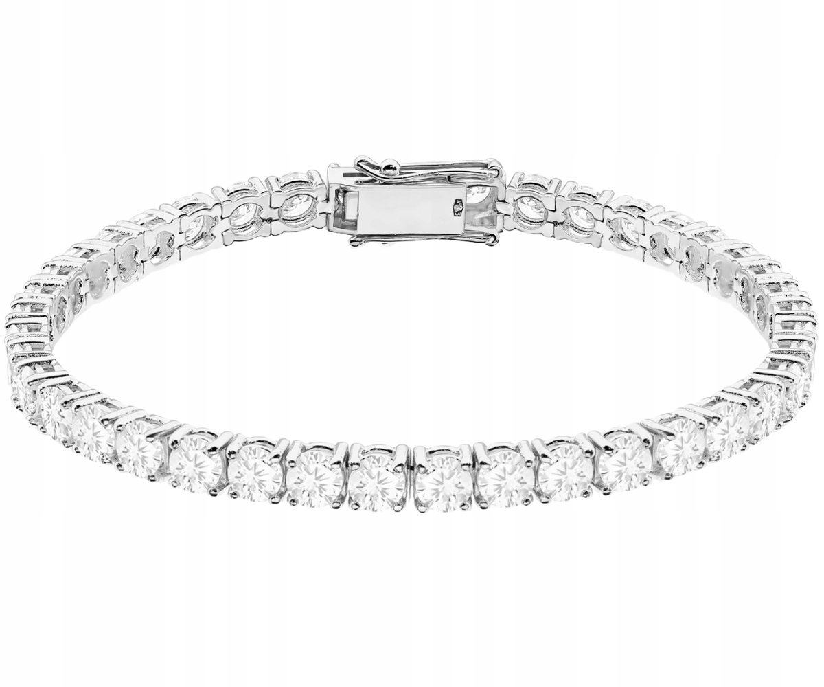 Náramek 14K s laboratorními diamanty 12 Ct 21 Cm jako Dárek Gravírování