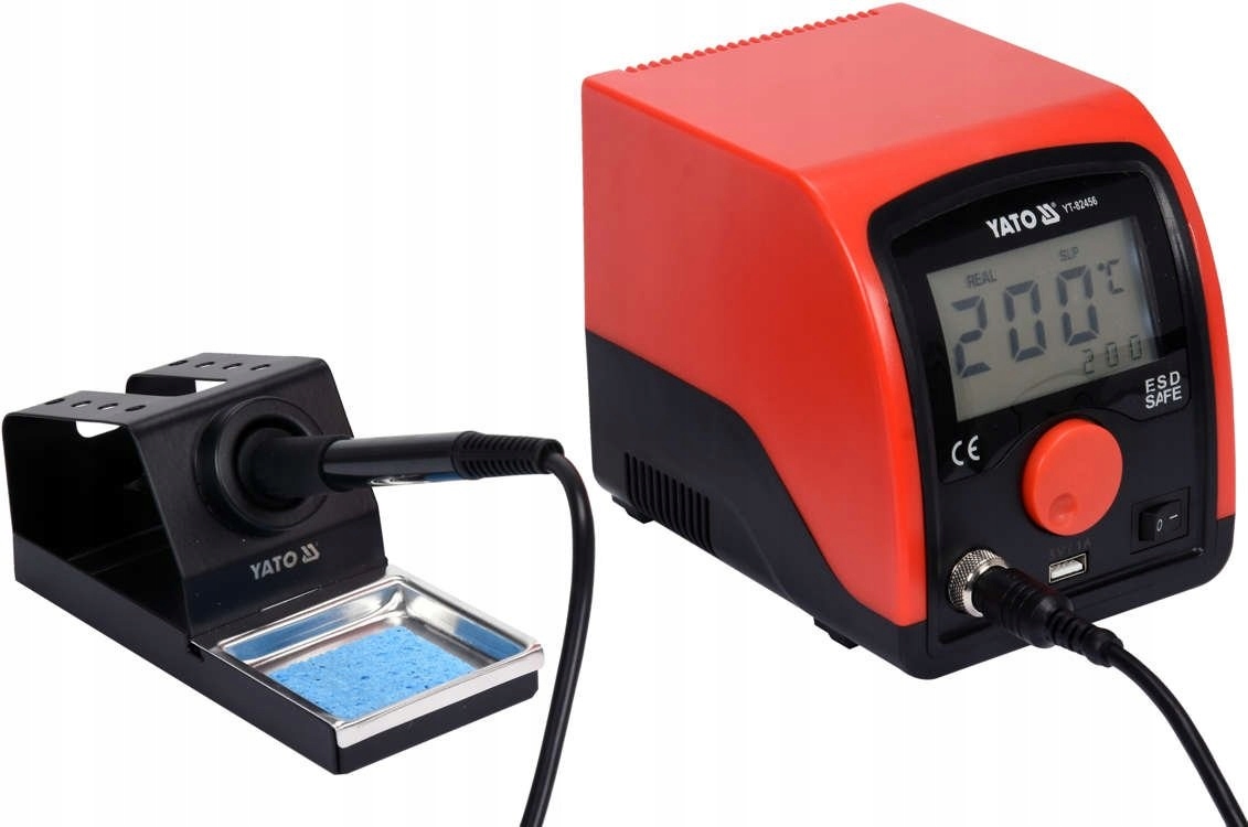 STACJA LUTOWNICZA 75W WYŚWIETLACZ REGULACJA TEMP Moc 75 W