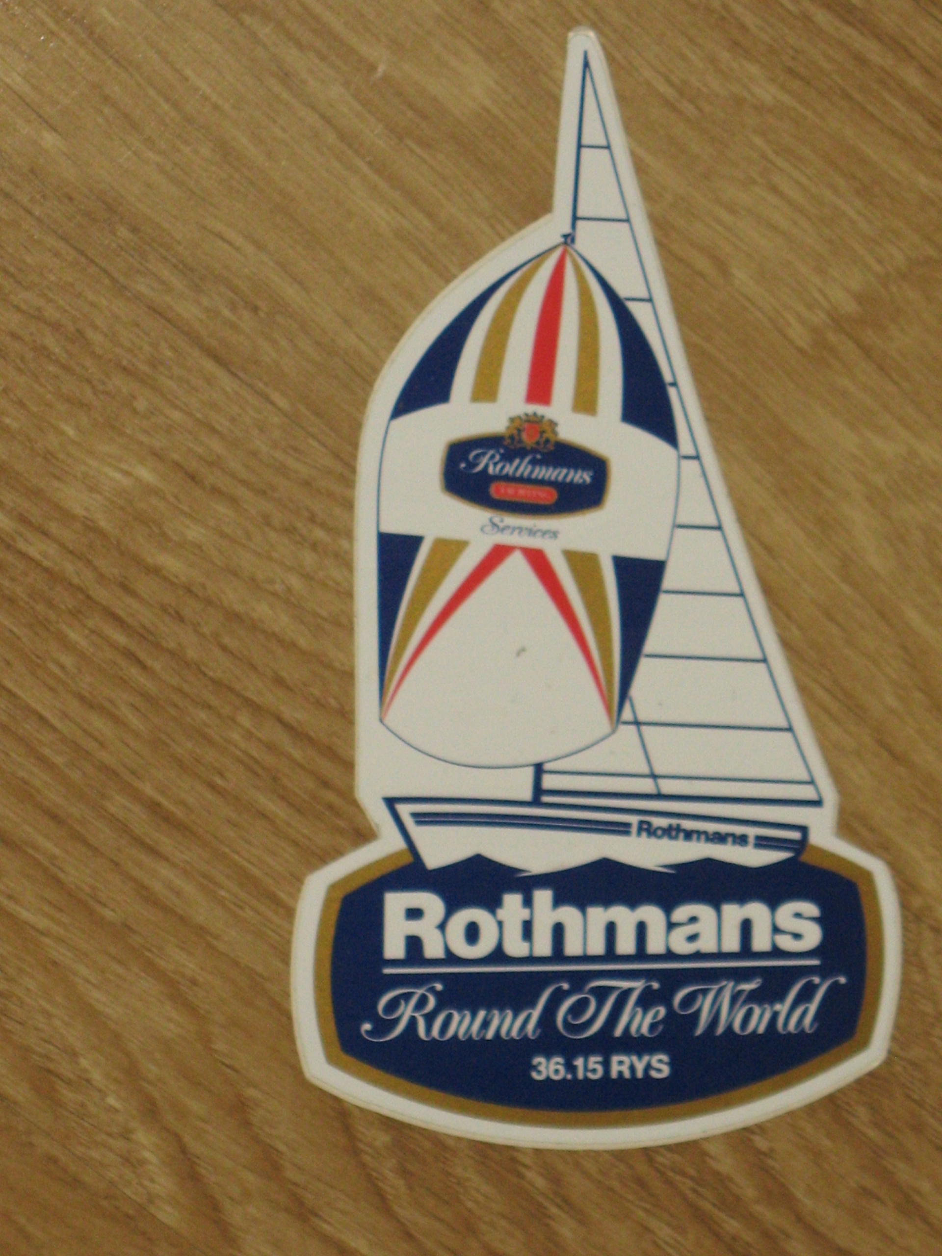 Rothmans Services Round The World naklejka z PRL