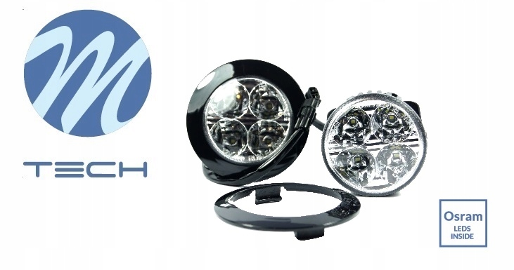 SWIATLA DZIENNE OKRAGLE LED OSRAM M TECH 800 LUMEN Producent czesci M Tech