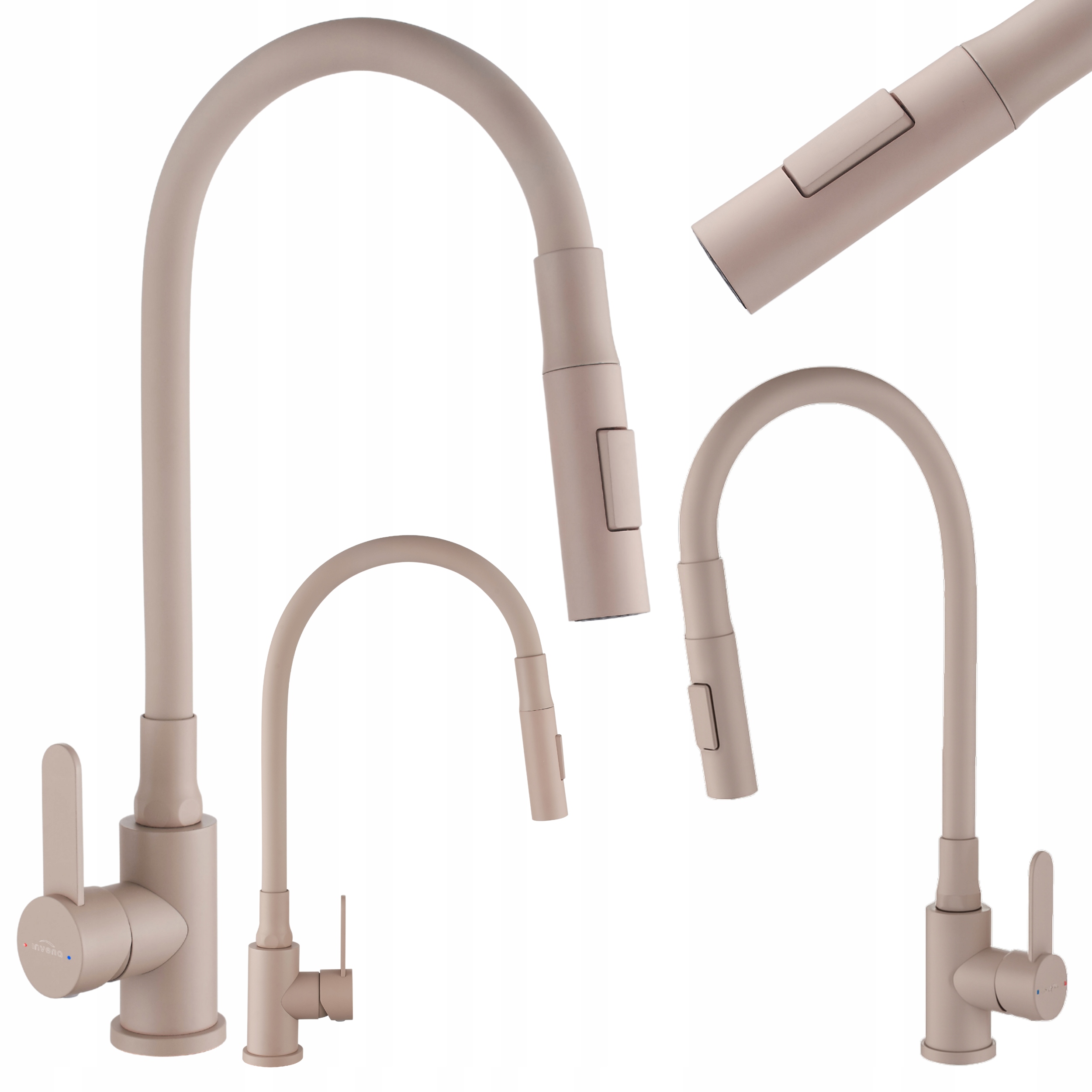 Bateria Zlewozmywakowa Kuchenna Stojąca Kran Elastyczna 2FUNKCYJNA Wylewka