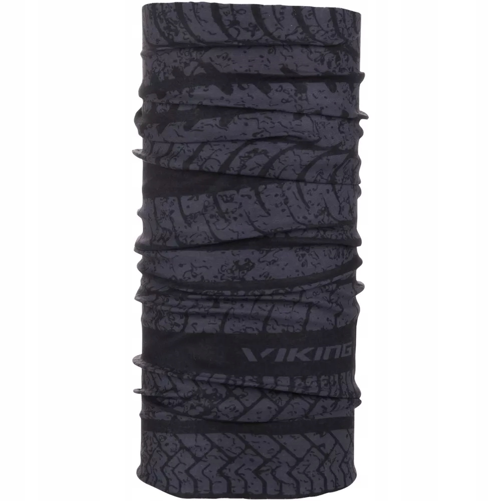 Chusta wielofunkcyjna Viking czarna/szara bandana komin