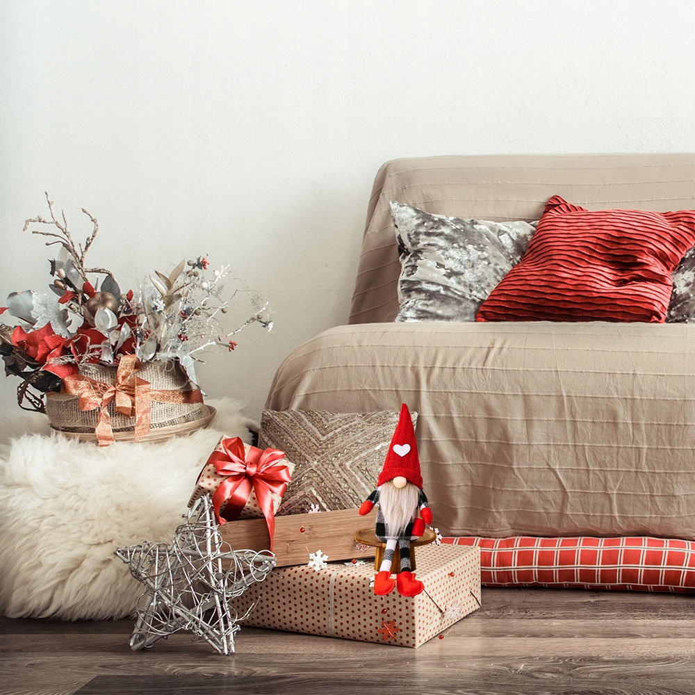 SKRZAT MIKOŁAJ GNOM ŚWIĄTECZNY NA PREZENT ŚWIĘTA BOŻE NARODZENIE SIEDZĄCY Rodzaj figurka