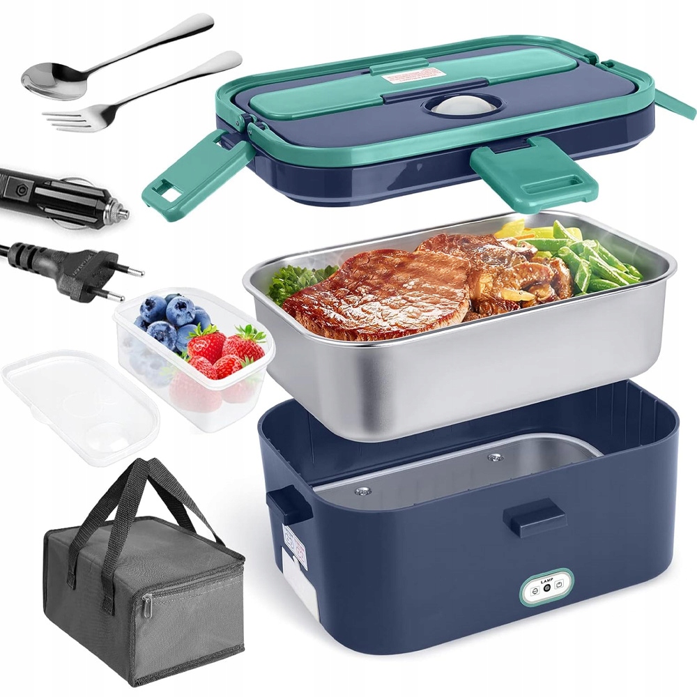 Sada elektrických ohřívačů obědového boxu Jídelní Box do auta 1,8 l