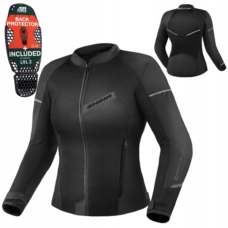 Dámska bunda Shima X-mesh 2.0 Lady Black čierna Darčeky