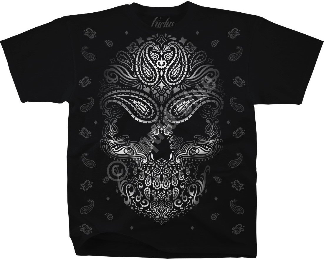 Nákrčník Lebka Liquid Blue M